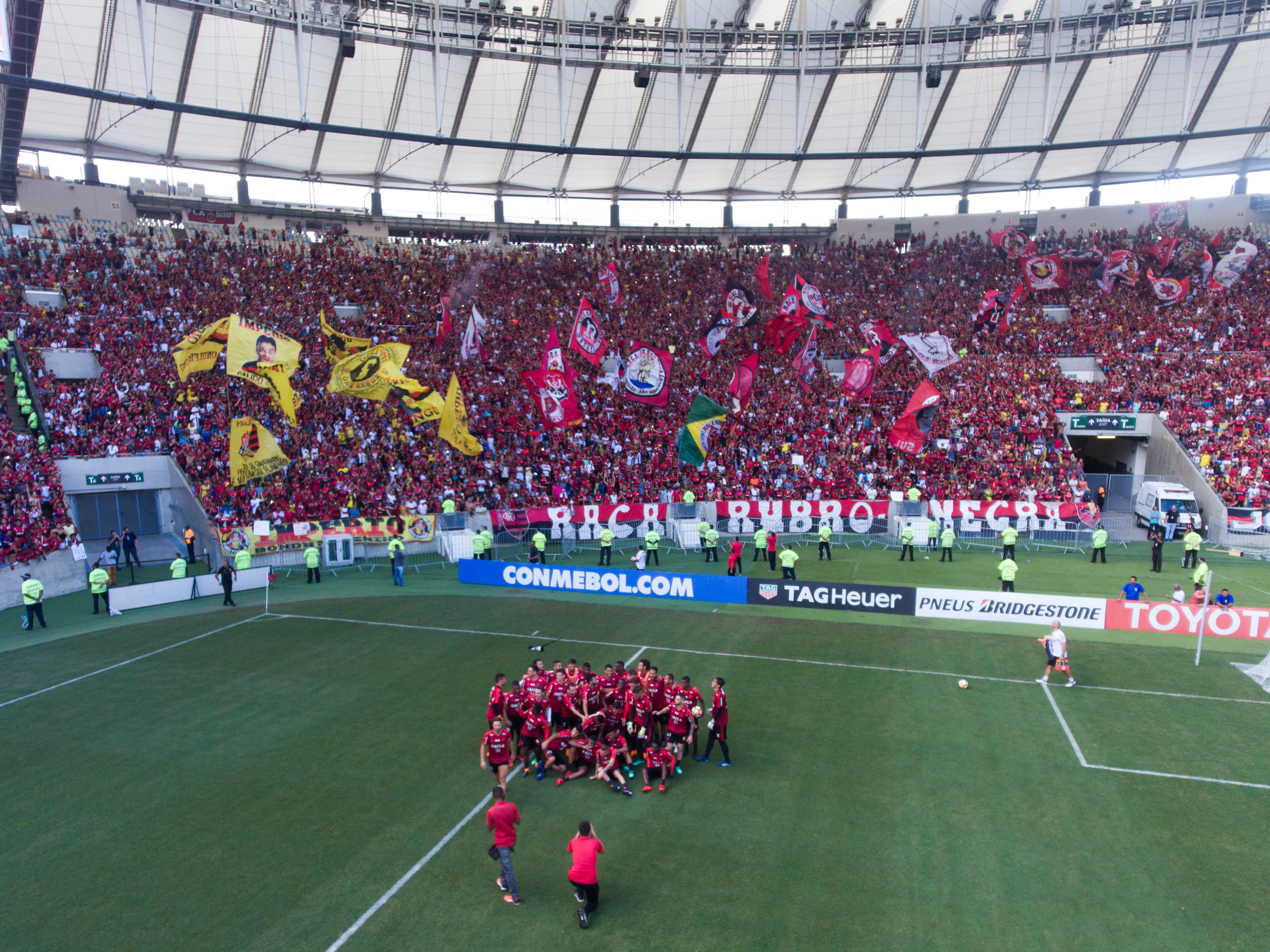 Expectativa na véspera do jogo: 47 mil pessoas no Maracanã. Foto: Staff/Flamengo