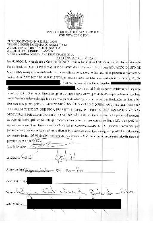A decisão foi assinada pelo juiz juiz José Eduardo Couto de Oliveira. Imagem: Reprodução