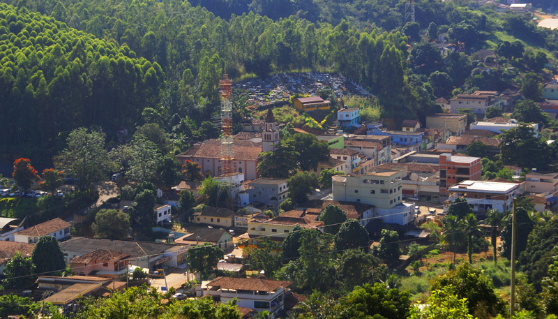 Vista de Governador Lindenberg, no Noroeste do Estado, que aparece na pesquisa com alta incidência de câncer. Foto: Antonio Cosme