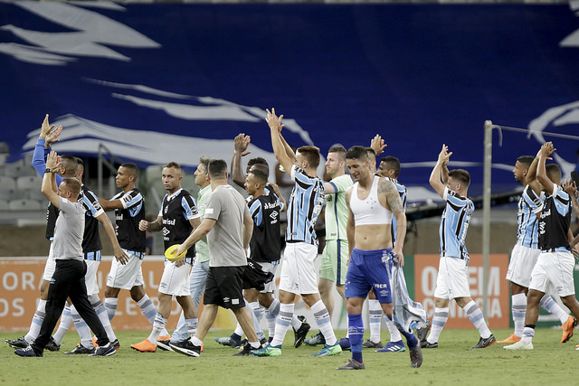 Grêmio venceu o Cruzeiro no Mineirão. Foto: Lucas Uebel/Grêmio