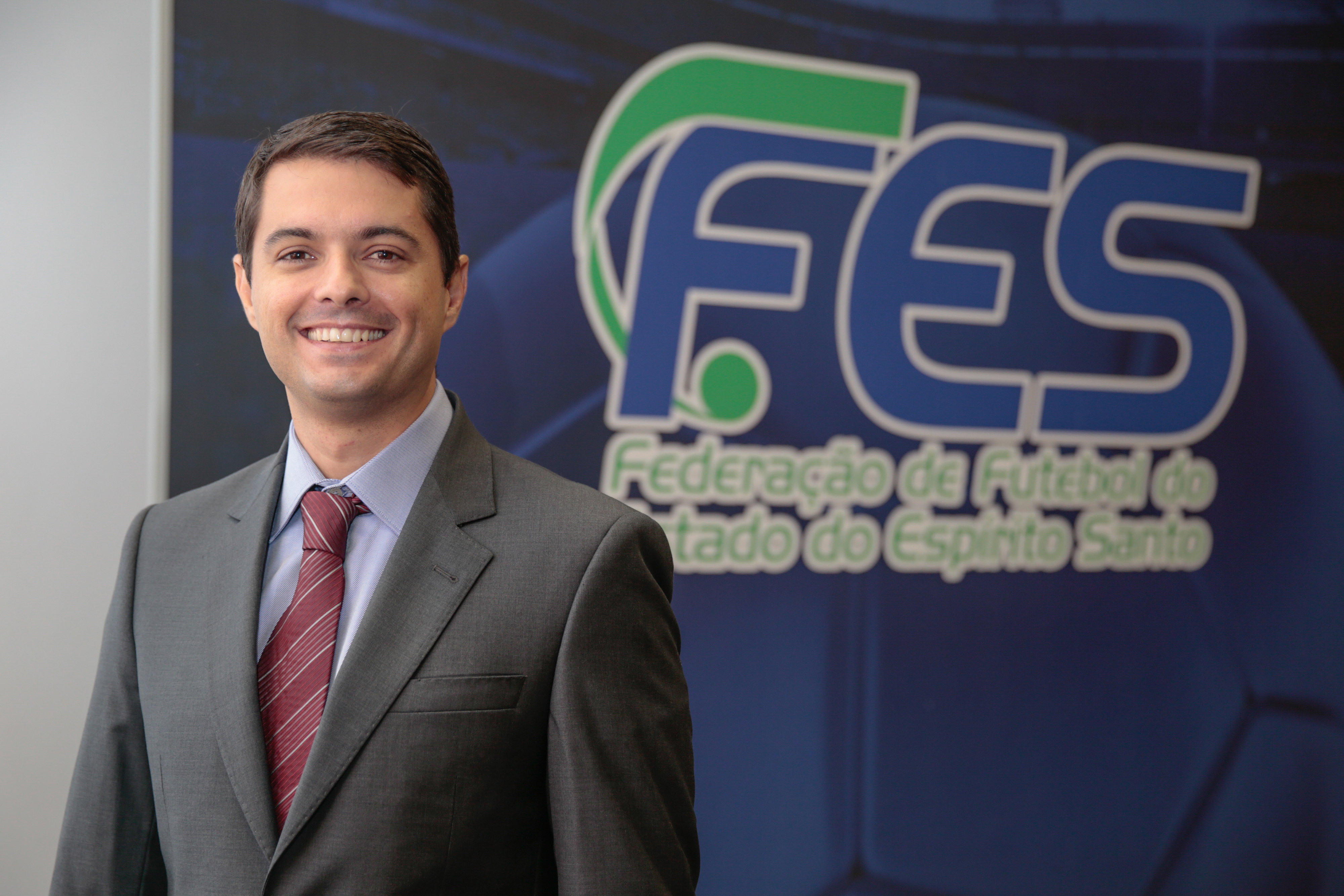 Mandatário do futebol capixaba, Gustavo Vieira quer a reeleição. Foto: Jussara Martins