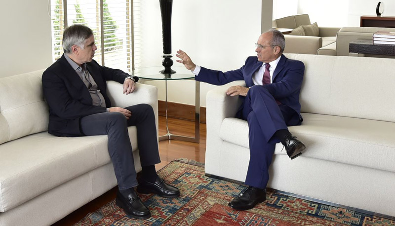Flávio Rocha e Paulo Hartung - Foto de Leonardo Duarte