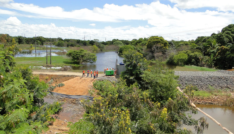 Abertura do canal de drenagem está prevista para esta sexta-feira. Foto: Wilton Júnior