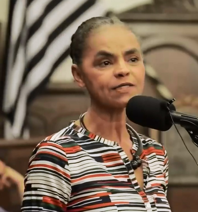 Marina Silva, da Rede Sustentabilidade. Foto: Reprodução
