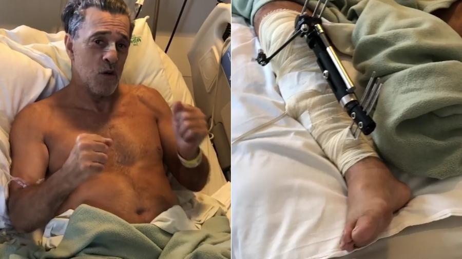 Raymundo de Souza deverá ficar até 30 dias internado em um hospital particular do Rio de Janeiro. Foto: Divulgação.