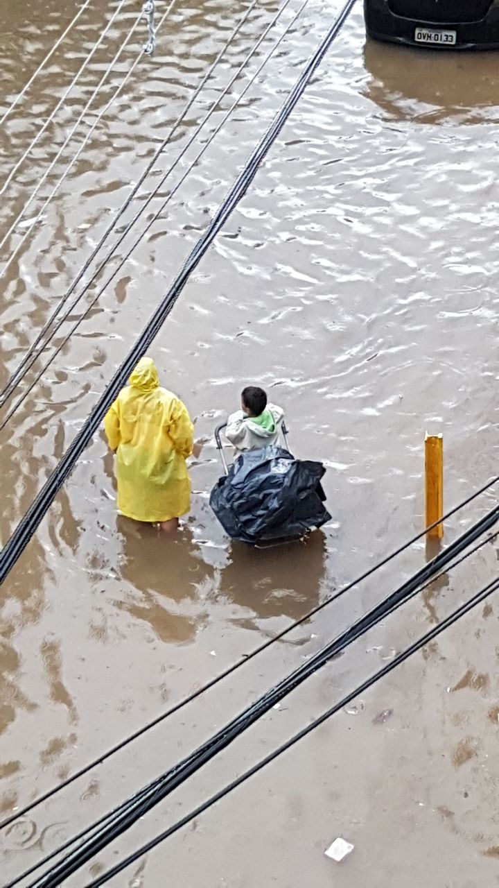 Situação no bairro São Torquato em Vila Velha. Foto: Internautas