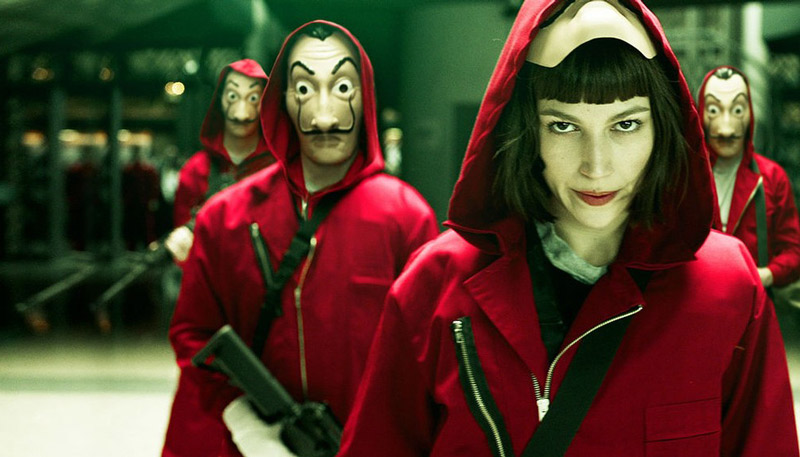 Série La Casa de Papel inspirou a prática de crimes no Brasil e no Chile. Foto: Divulgação/Netflix