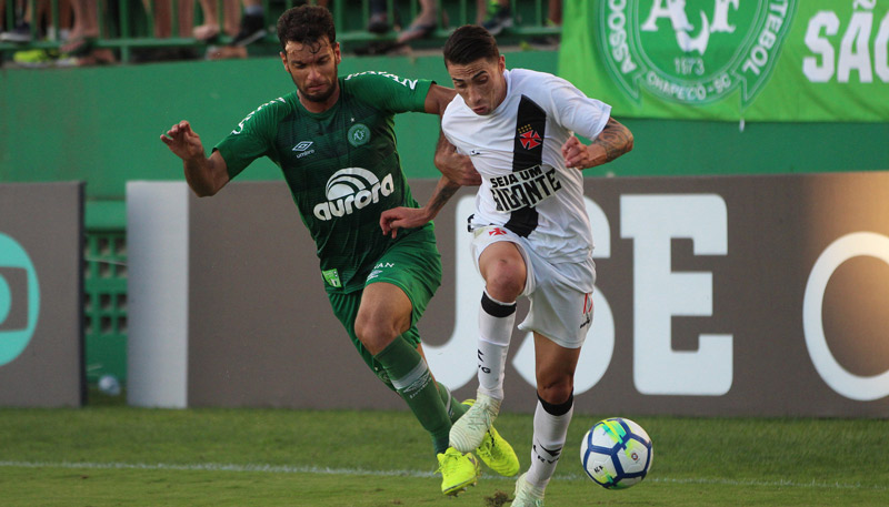 Vasco e Chapecoense empataram neste domingo. Foto: Carlos Gregório Jr/Vasco.com.br
