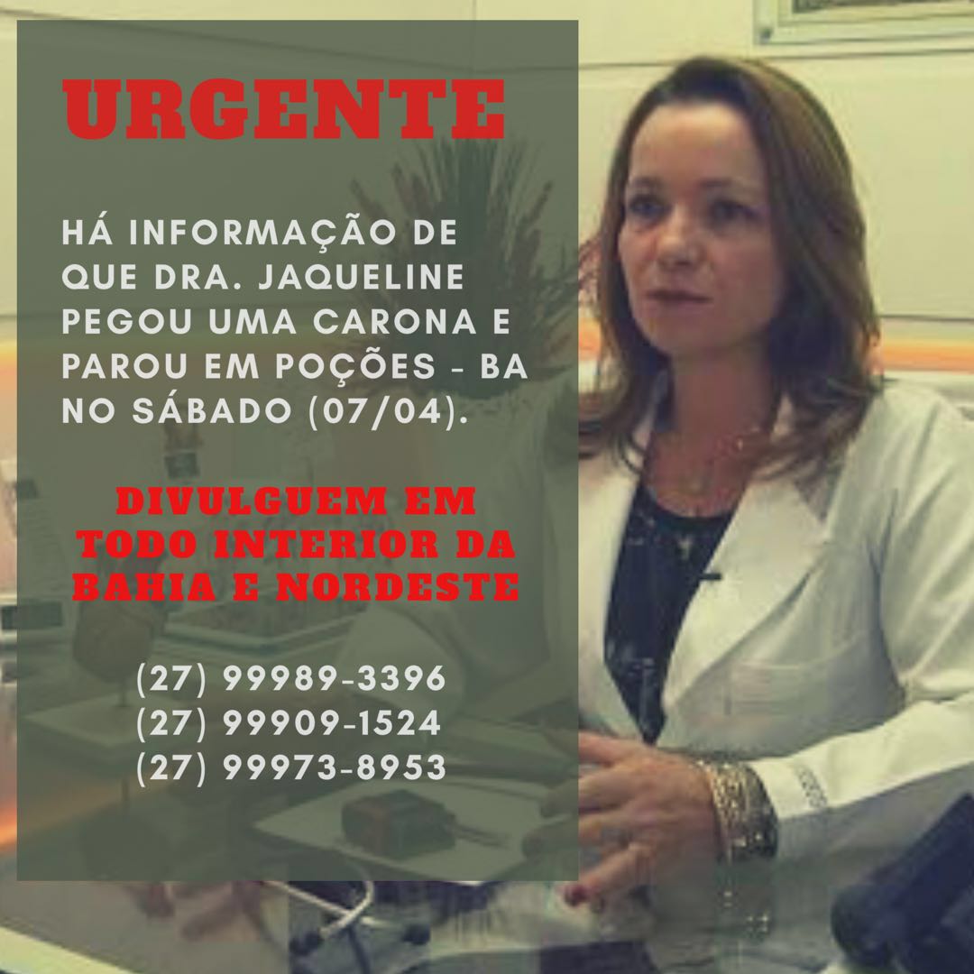 Um banner com a nova informação que a família recebeu está sendo compartilhado via WhatsApp