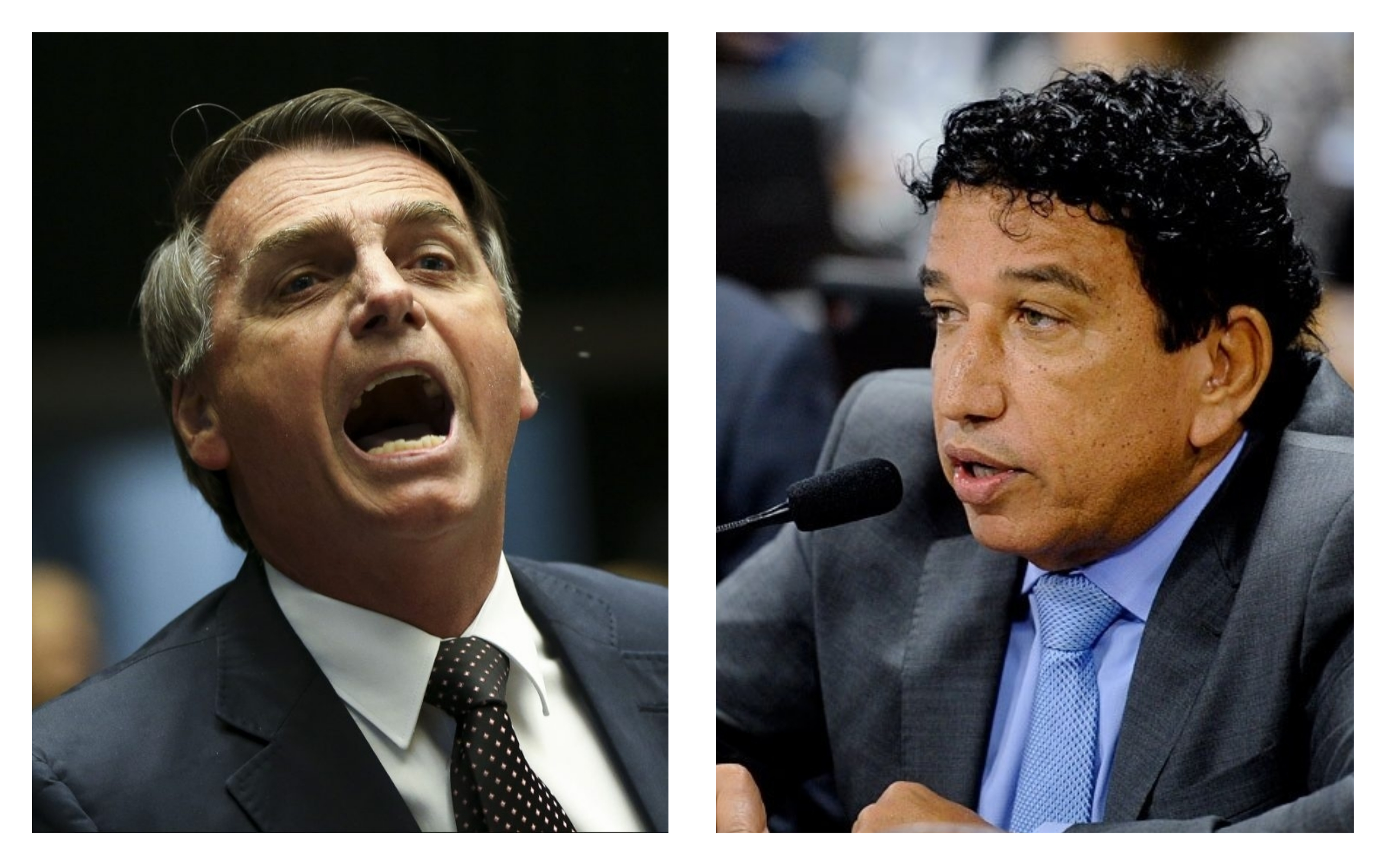 Bolsonaro defende Magno Malta como vice em sua chapa . (Foto: Reprodução)