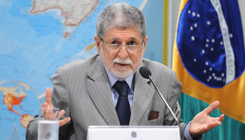 Celso Amorim, ex-ministro de Lula, pode visitar os estados (Foto: Agência Brasil)