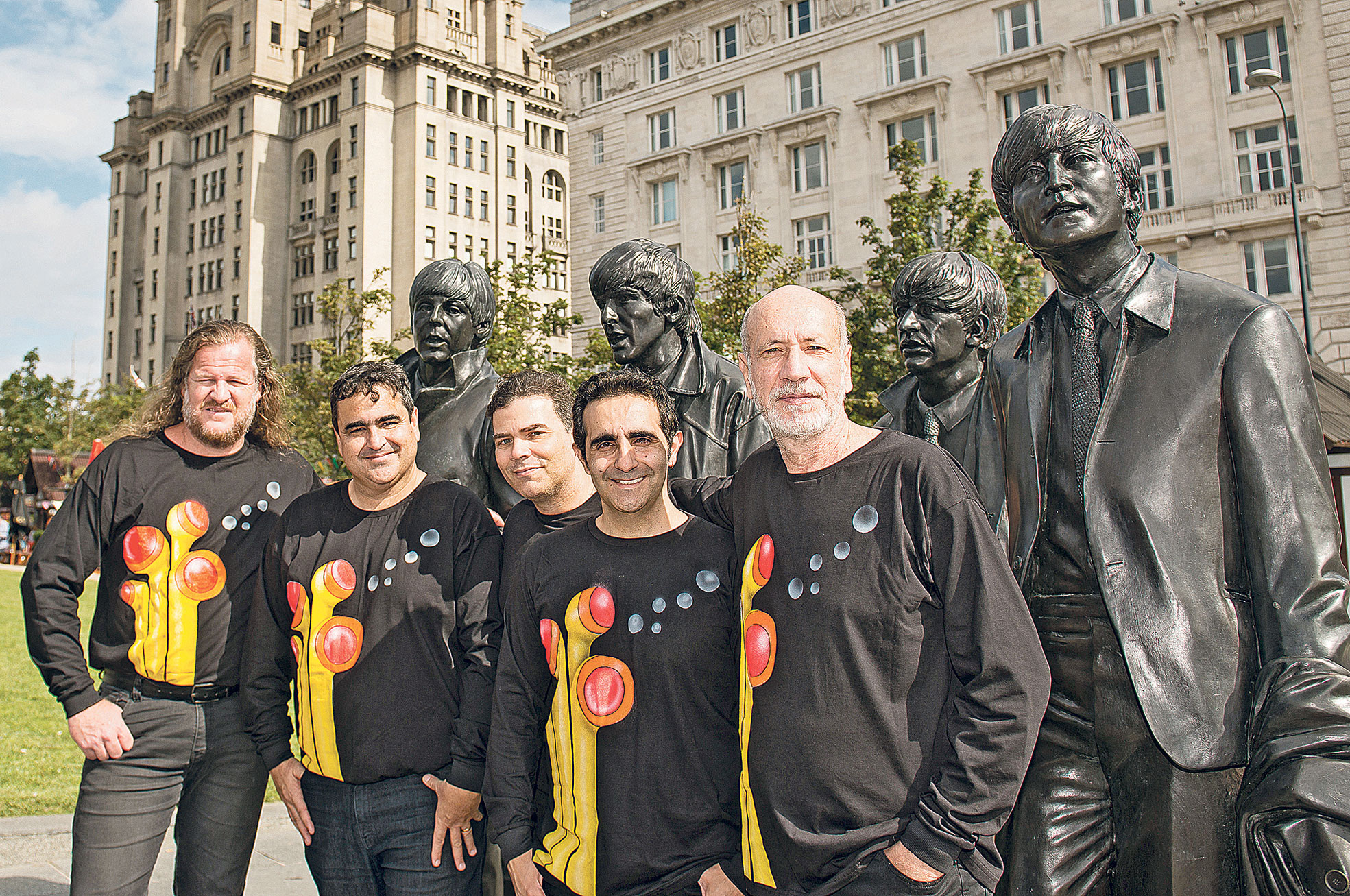 A banda Clube Big Beatles também se apresentará em Liverpool, na Inglaterra, em agosto (Foto:Divulgação )