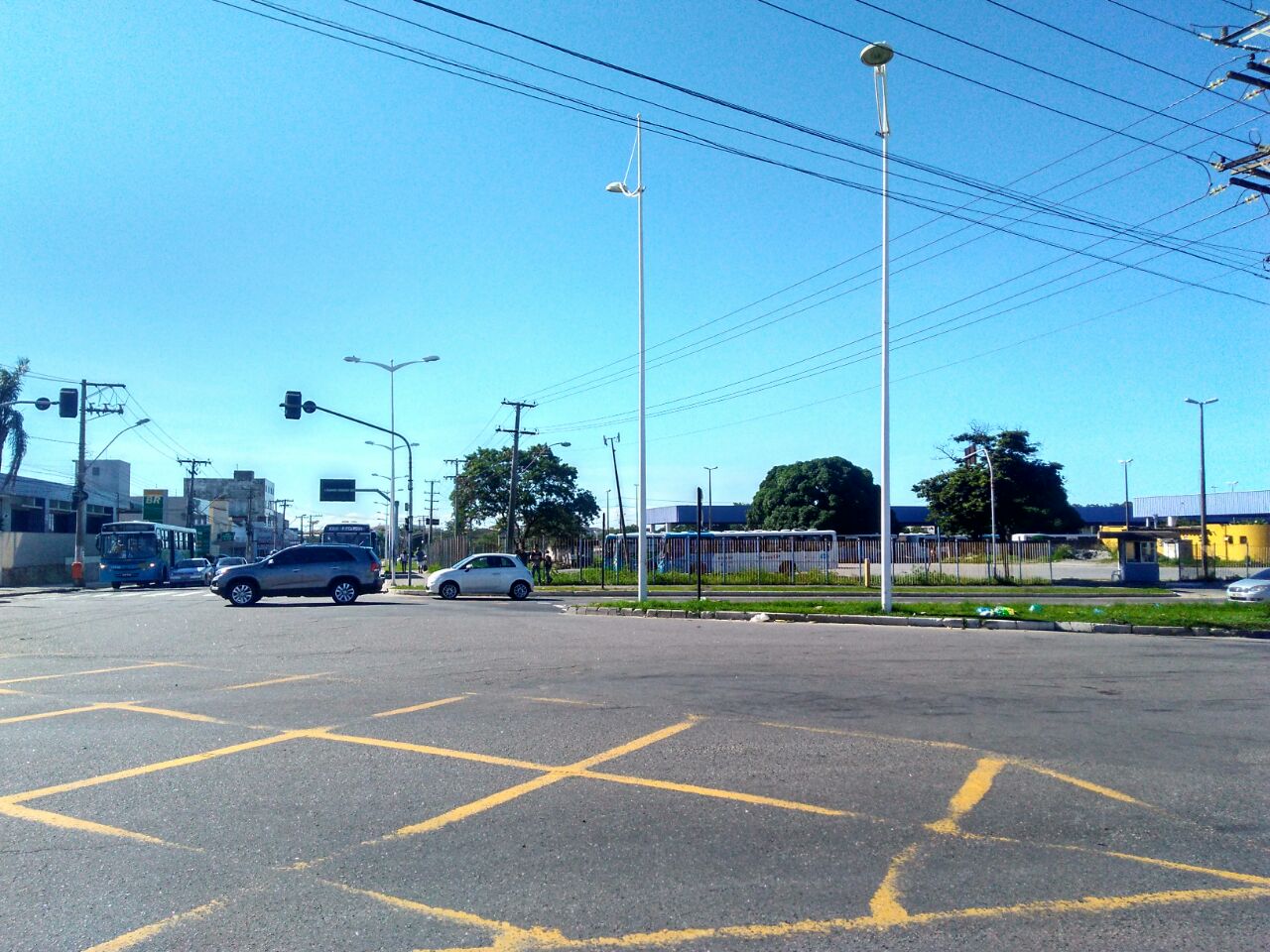 Cruzamento onde aconteceu o acidente em Laranjeiras, na Serra. (Foto: AT)