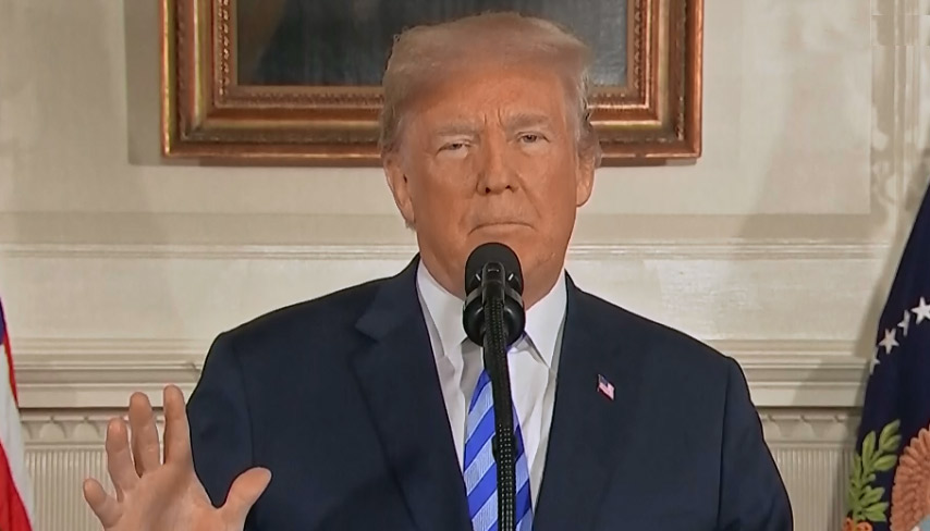Presidente do Estados Unidos Donald Trump fez o anúncio nesta terça-feira (Foto: Divulgação)