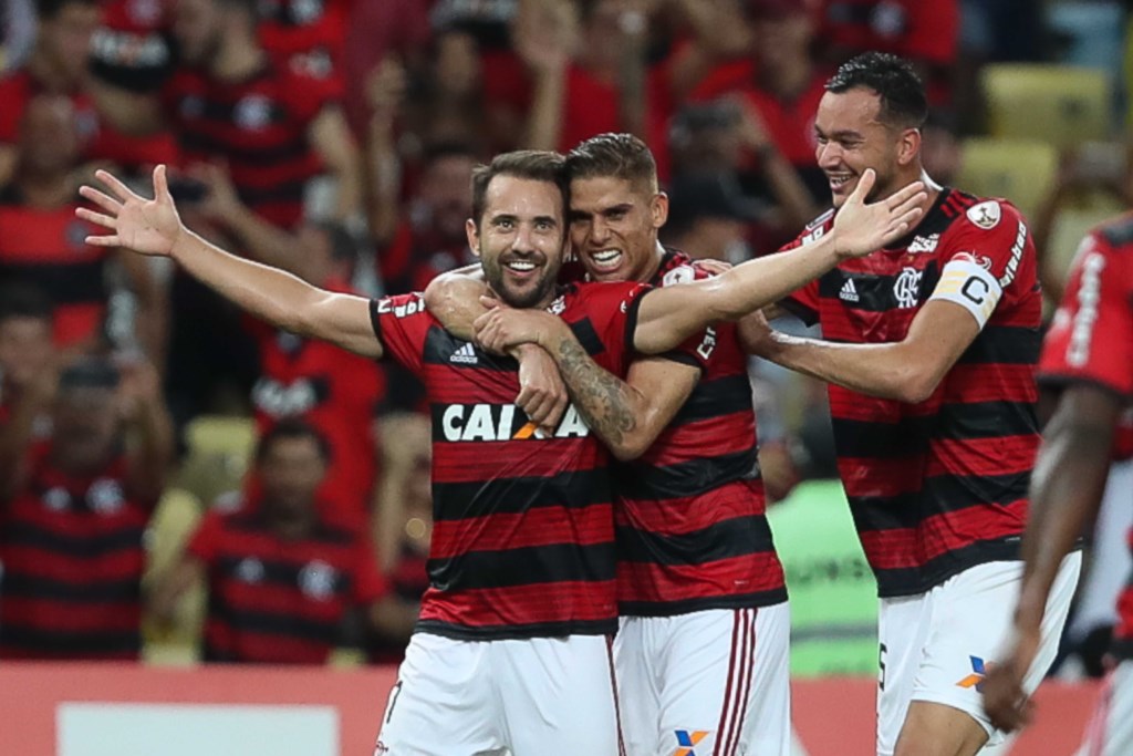 O futebol de Éverton Ribeiro finalmente estreou no Fla. Foto: Gilvan de Souza/Flamengo