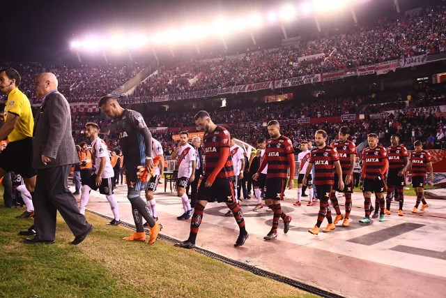 Só a vitória interessava, mas jogadores pareciam satisfeitos com o empate. Foto: Gilvan de Souza/Flamengo