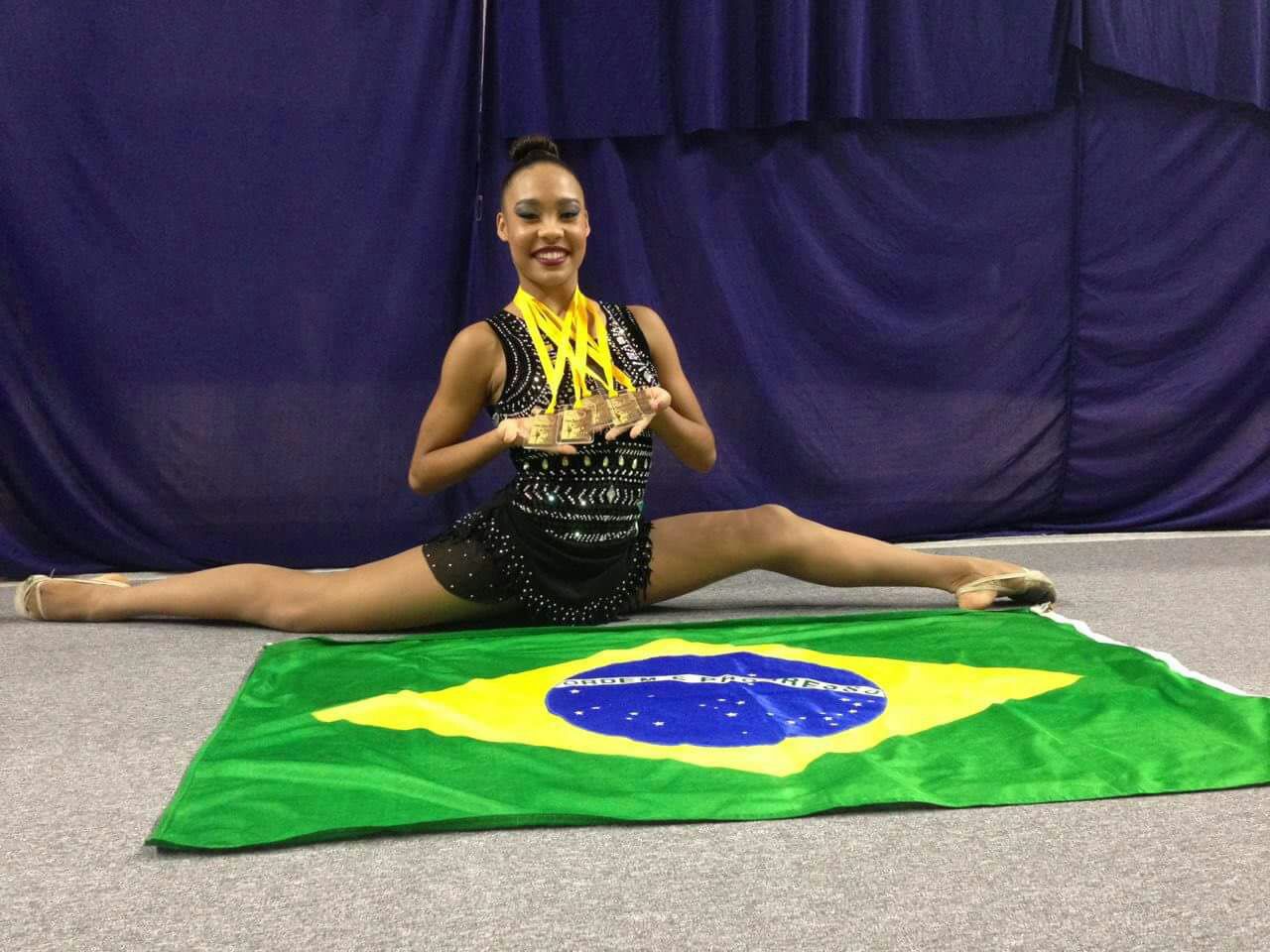Geovanna passou por seletiva nacional para se classificar / Foto: Divulgação