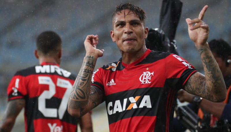 Paolo Guerrero está liberado para enfrentar o Internacional no domingo. Foto: Gilvan de Souza/Flamengo