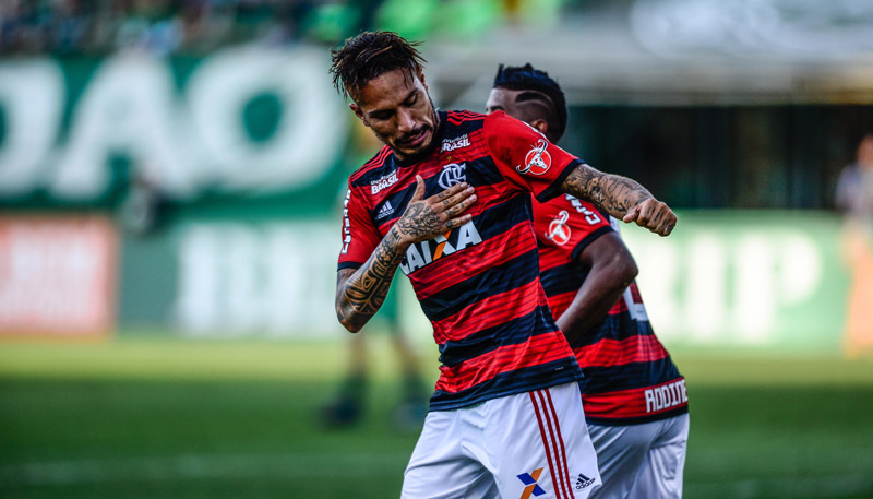 Contra a Chapecoense, Guerrero marcou e pode ter feito seu último jogo pelo Flamengo (Foto: Staff Images / Flamengo)