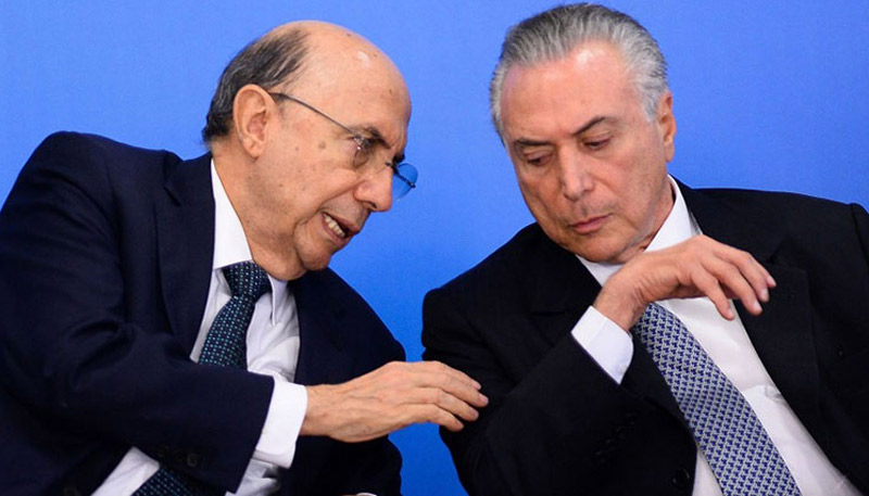 Meirelles e Temer: aliança para permanência do MDB no governo (Foto: Divulgação/Agência Brasil)