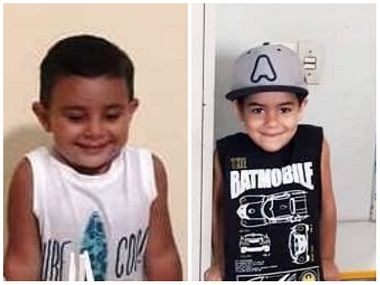 Os irmãos Joaquim e Kauan serão enterrados em Linhares. (Foto: Divulgação )