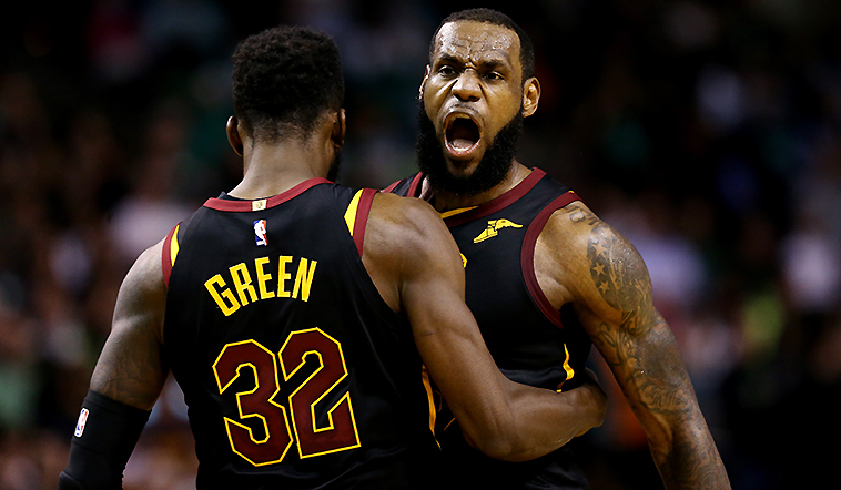 LeBron James no jogo 7 contra o Boston Celtics (Foto: Maddie Meyer. Cavaliers)