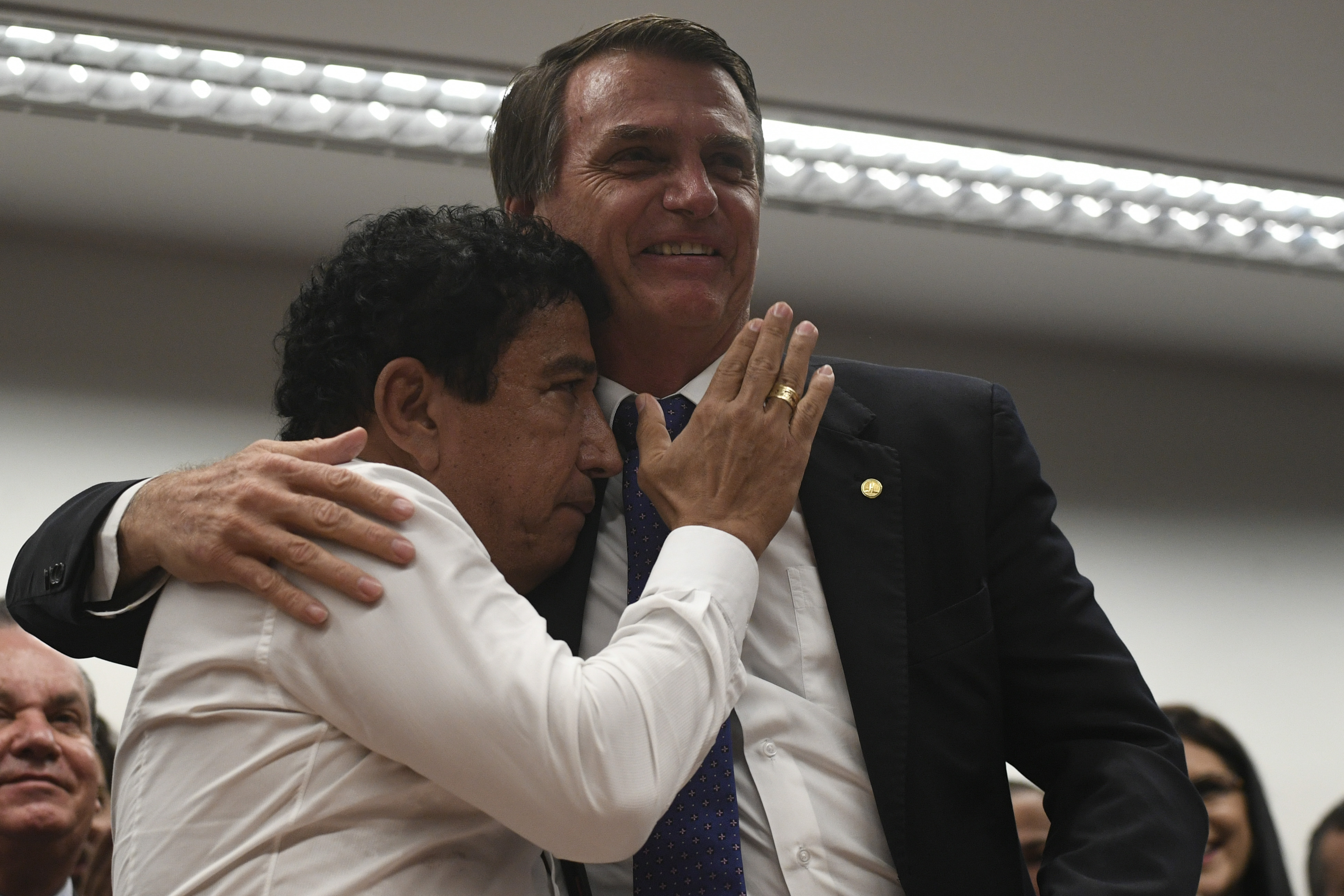 Magno Malta e Jair Bolsonaro: parceria (Foto: Agência Estado)