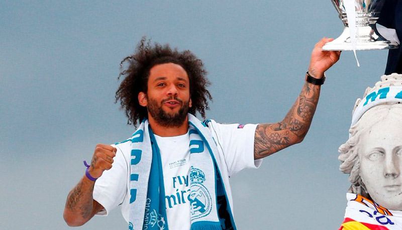 Marcelo, do Real Madrid (Foto: Uefa/Twitter)