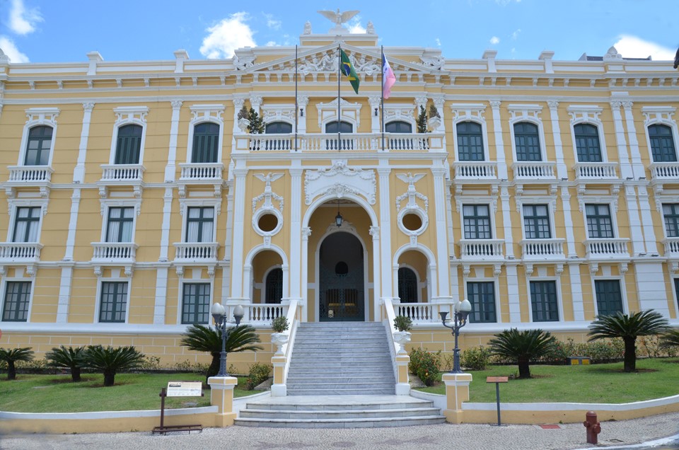 Palácio Anchieta, no Centro de Vitória (Foto: Fred Loureiro/Secom)