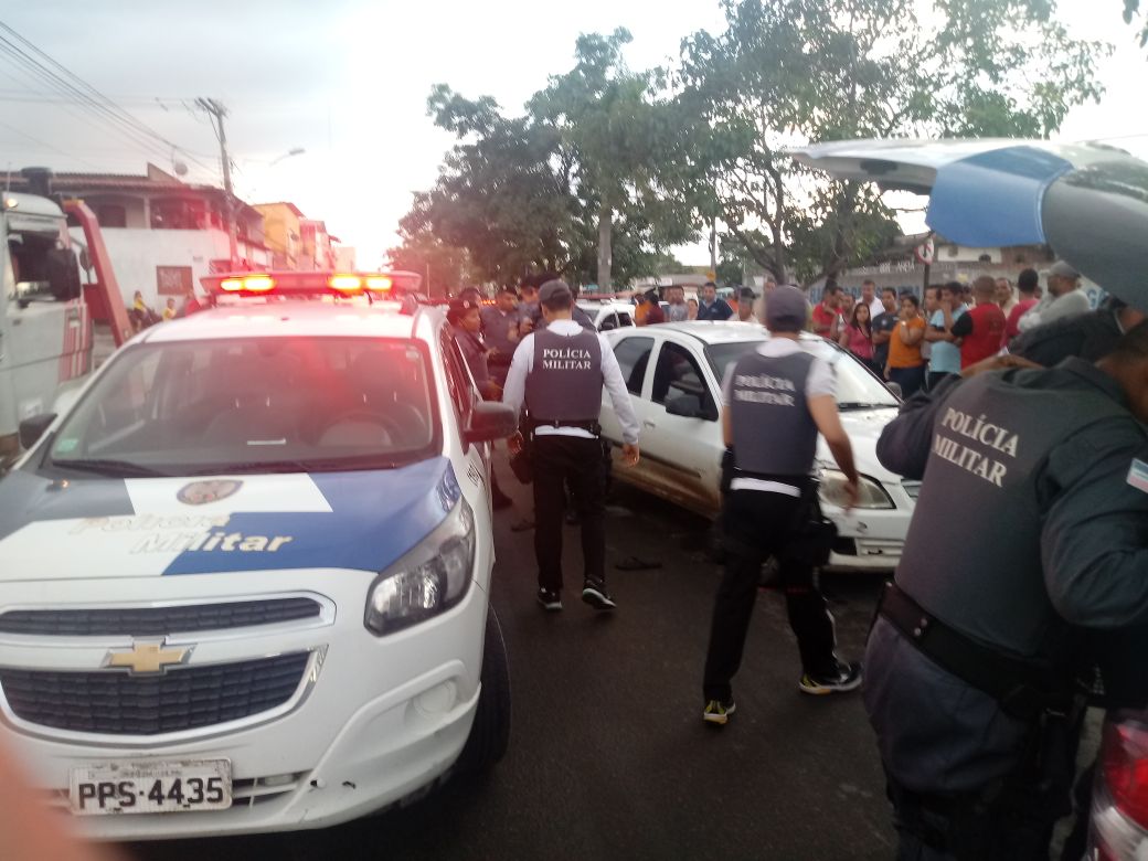 A perseguição aconteceu na tarde desta quarta (9), no bairro Serra Dourada II, na Serra. (Foto: Divulgação)