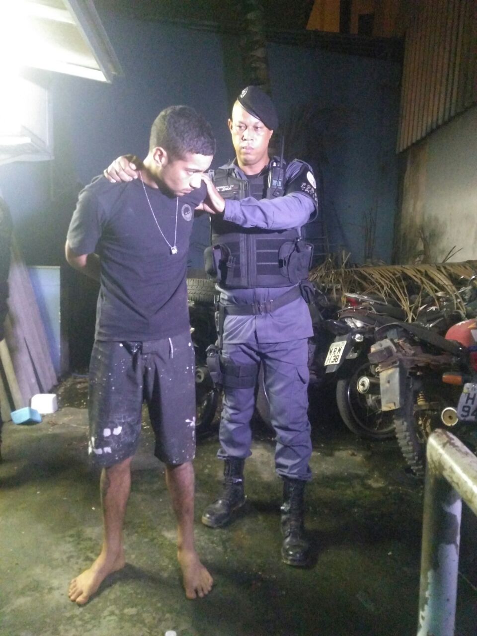 Peruquinha foi detido após informações levantadas pelo Serviço de Inteligência da PM (Foto: Divulgação)
