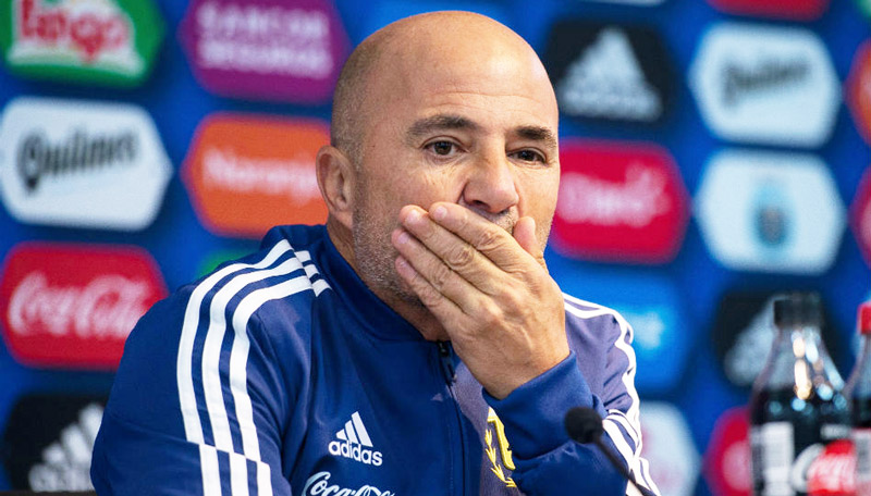 Jorge Sampaoli anunciou hoje os convocados (Foto: Divulgação)