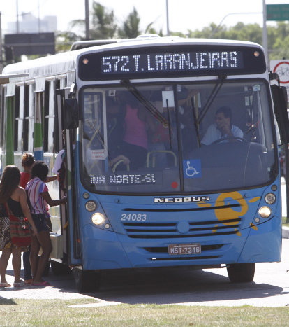 Passageiros devem pagar mais com a nova tarifa (Foto: Kadidja Fernandes / Arquivo A Tribuna - 24/05/2018)