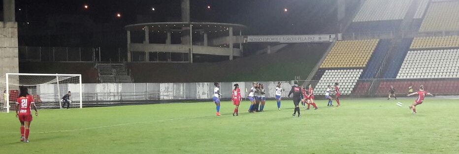 Gol da Luana. Foto: Felipe Pacheco