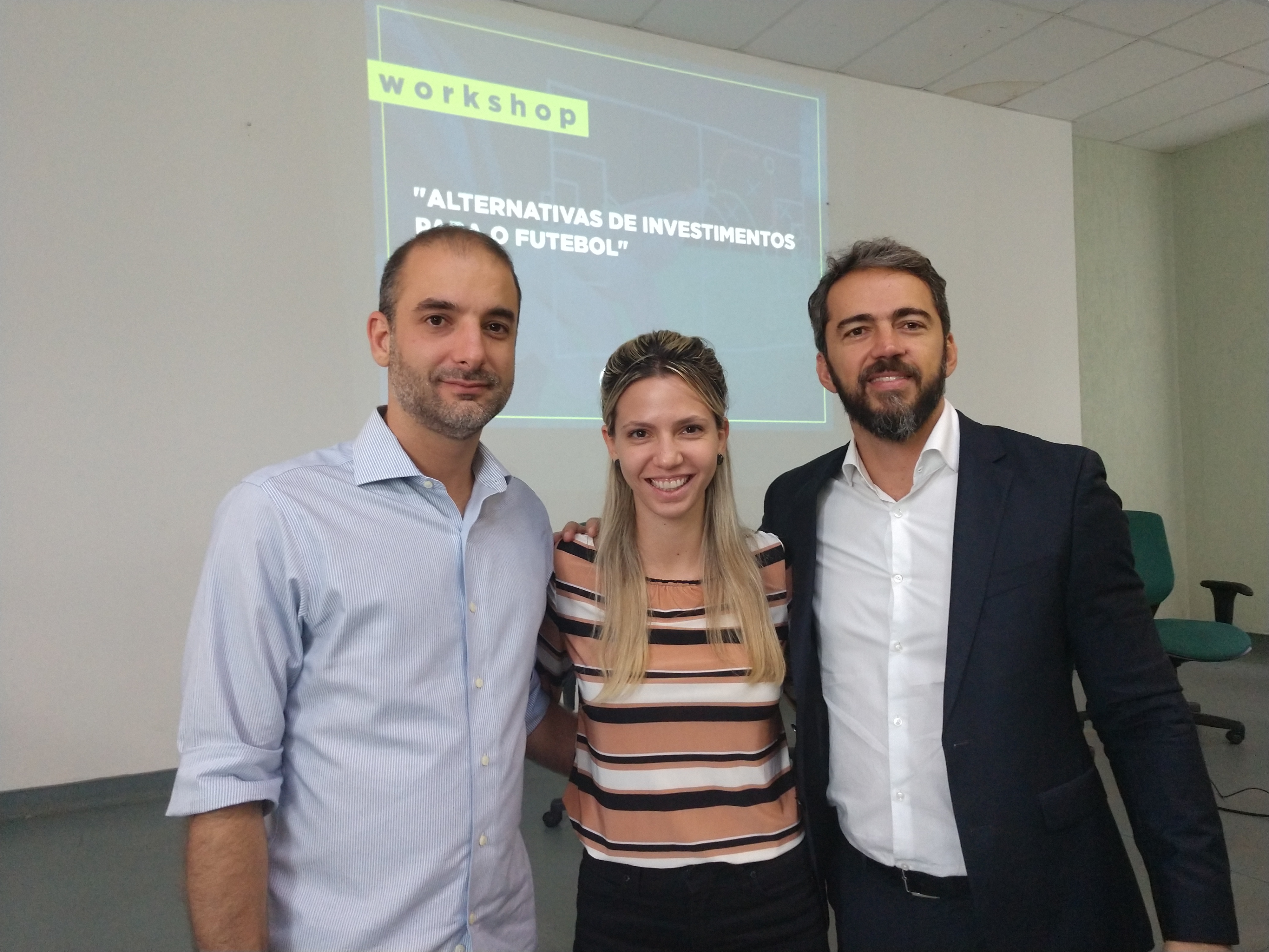 Pedro Trengrouse, Stephanie Figer e Vantuil Gonçalves Júnior: palestrantes do evento da FES. (Foto: Acácio Rodrigues)