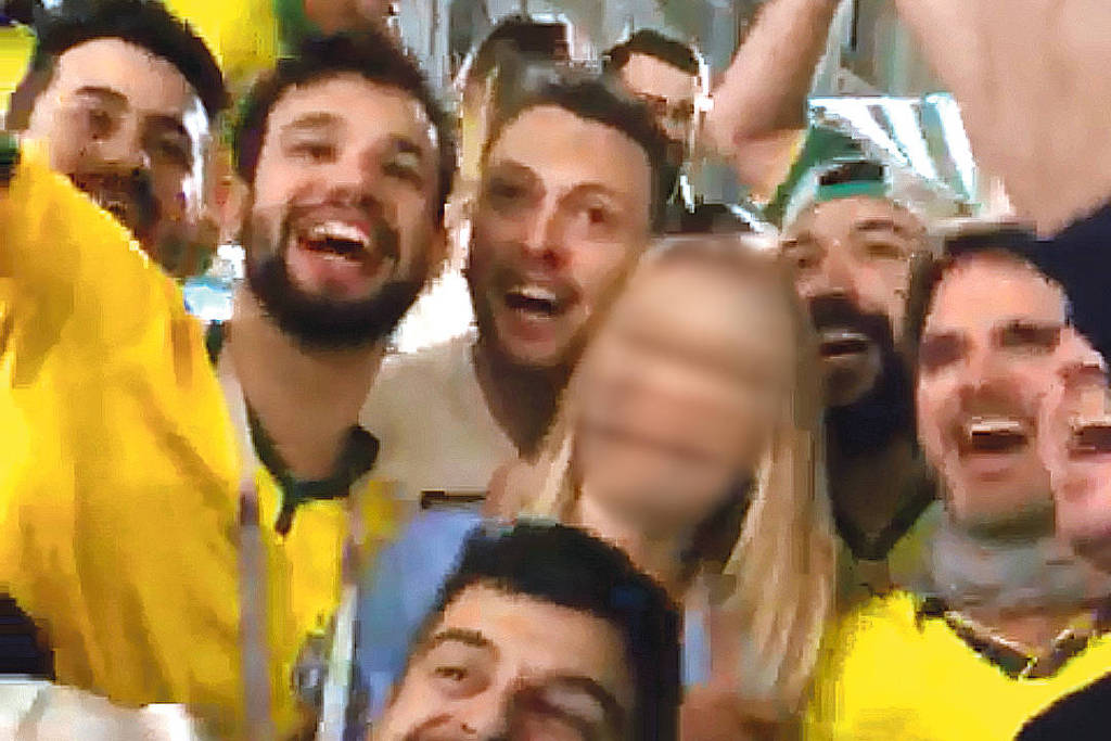 Brasileiros incentivaram russa a repetir palavras obscenas em português (Foto: Reprodução)