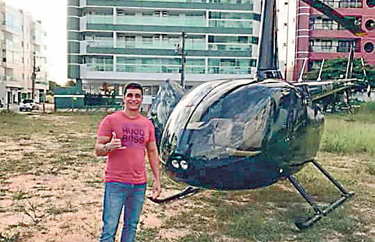 Carlos Eduardo, vivia uma vida de luxo, com os altos lucros que tinha com os crimes. (Foto: Divulgação/PC-ES)
