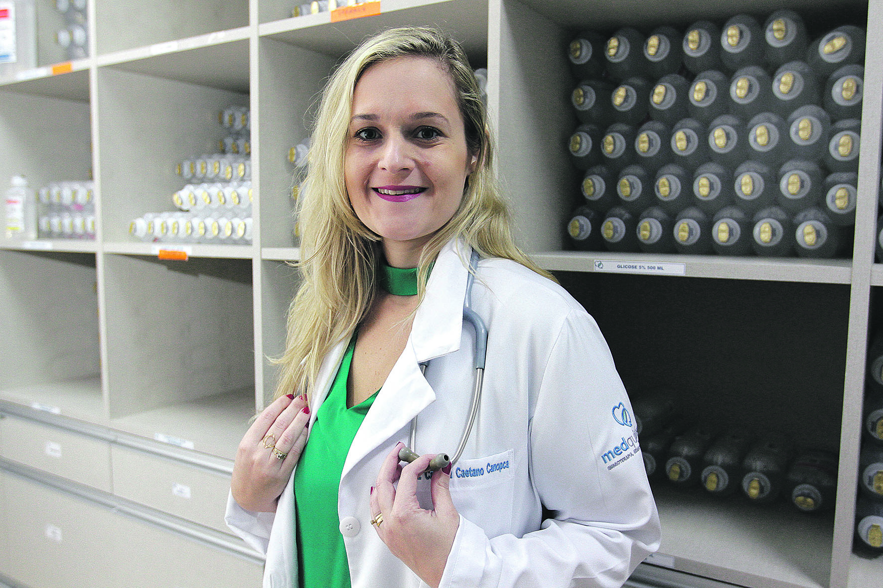 A médica Carolina Conopca citou 4 tipos de imunoterapia disponíveis no País (Foto: Antonio Moreira)