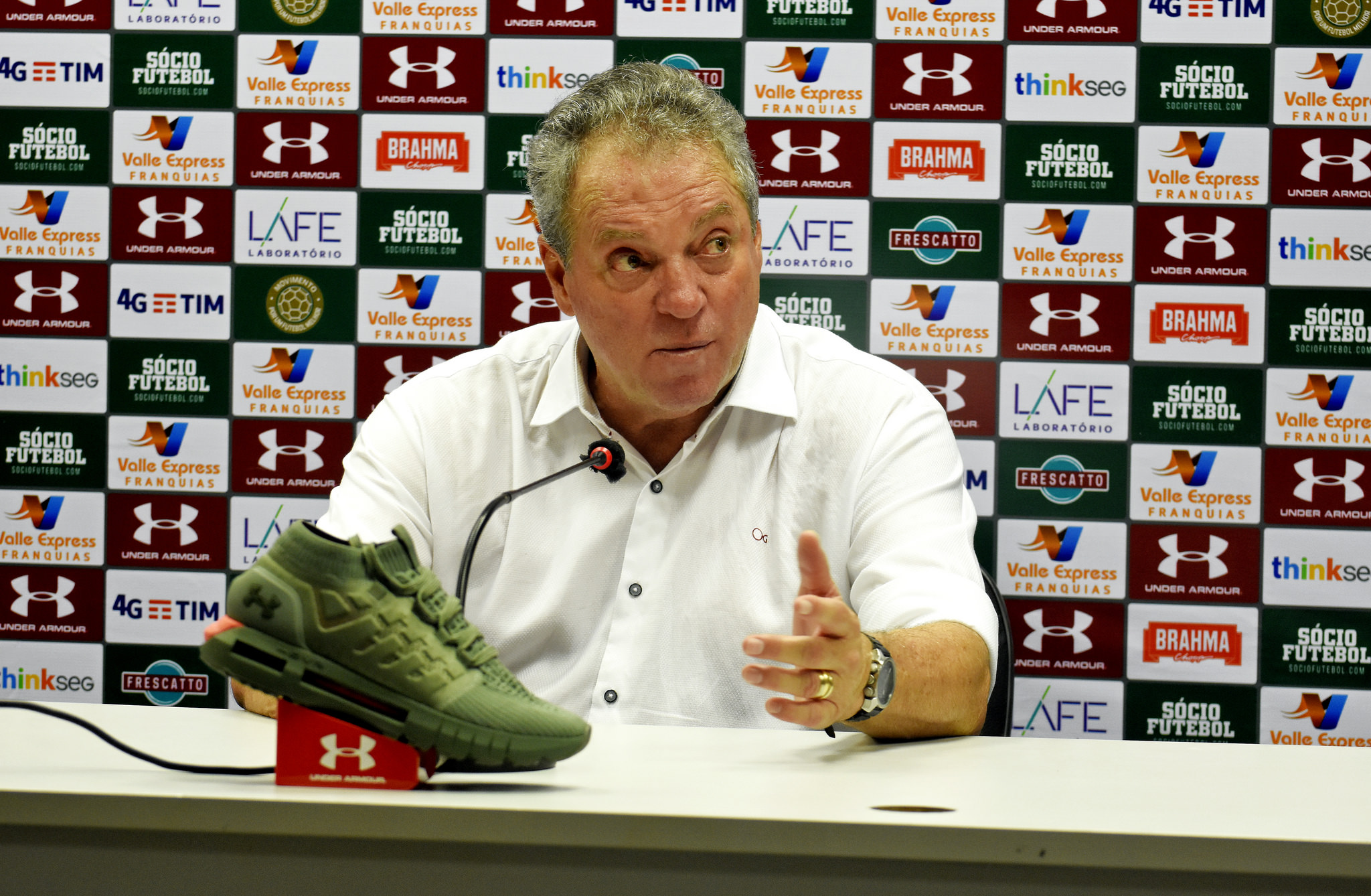 Abel Braga deixa o Fluminense (Foto: MAILSON SANTANA/FLUMINENSE FC.)