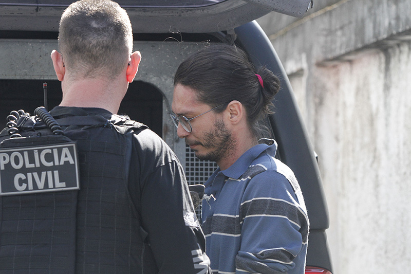 Hamison foi preso suspeito de mata a namorada. (Foto: Kadidja Fernandes)