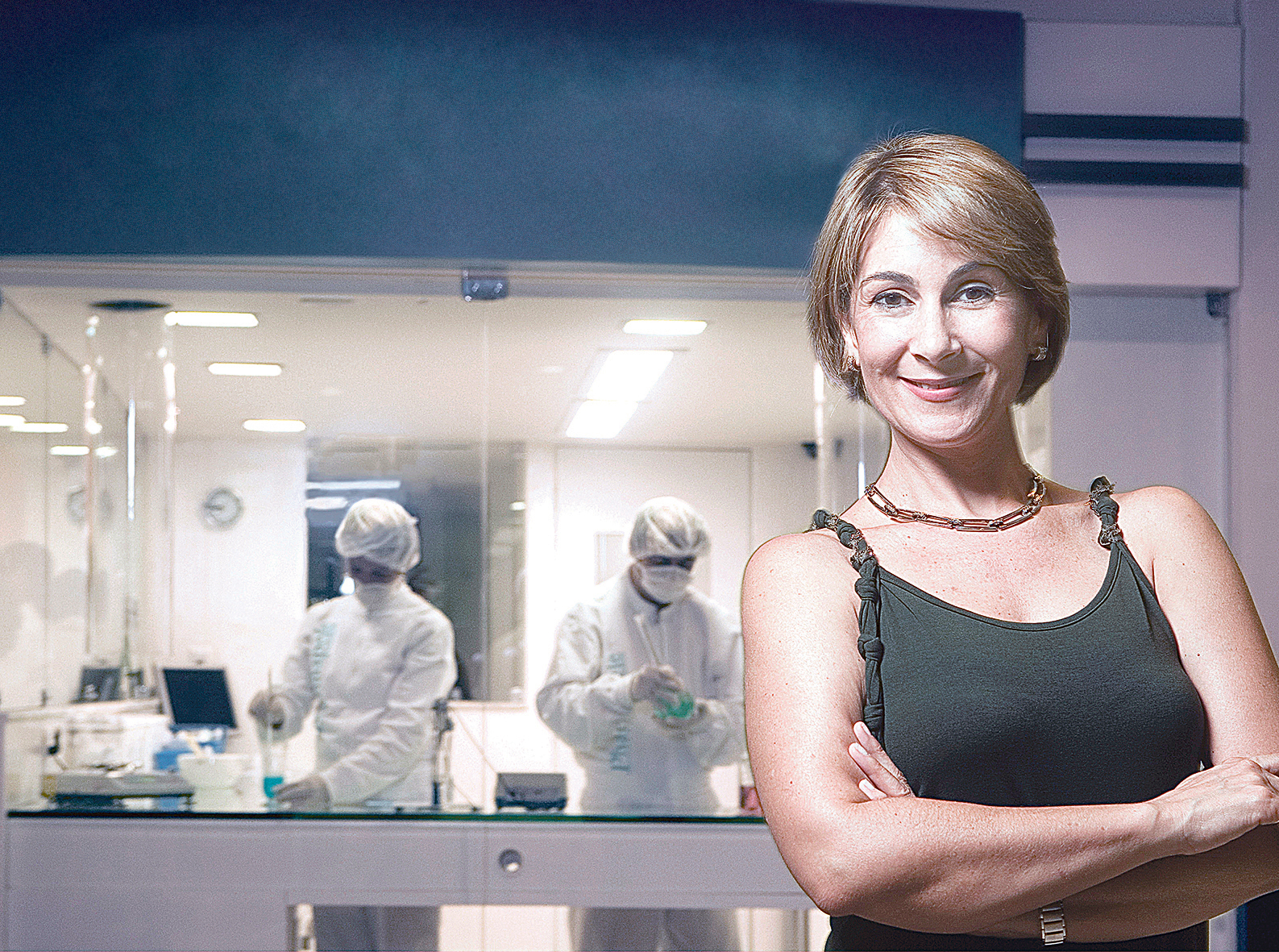 A farmacêutica Luisa Saldanha anunciou nutricosmético que promete reduzir flacidez, rugas e linhas de expressão (Foto: Divulgação)