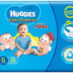Medida da Anvisa é referente às fraldas descartáveis da linha Turma da Mônica Tripla Proteção. (Foto: Divulgação)