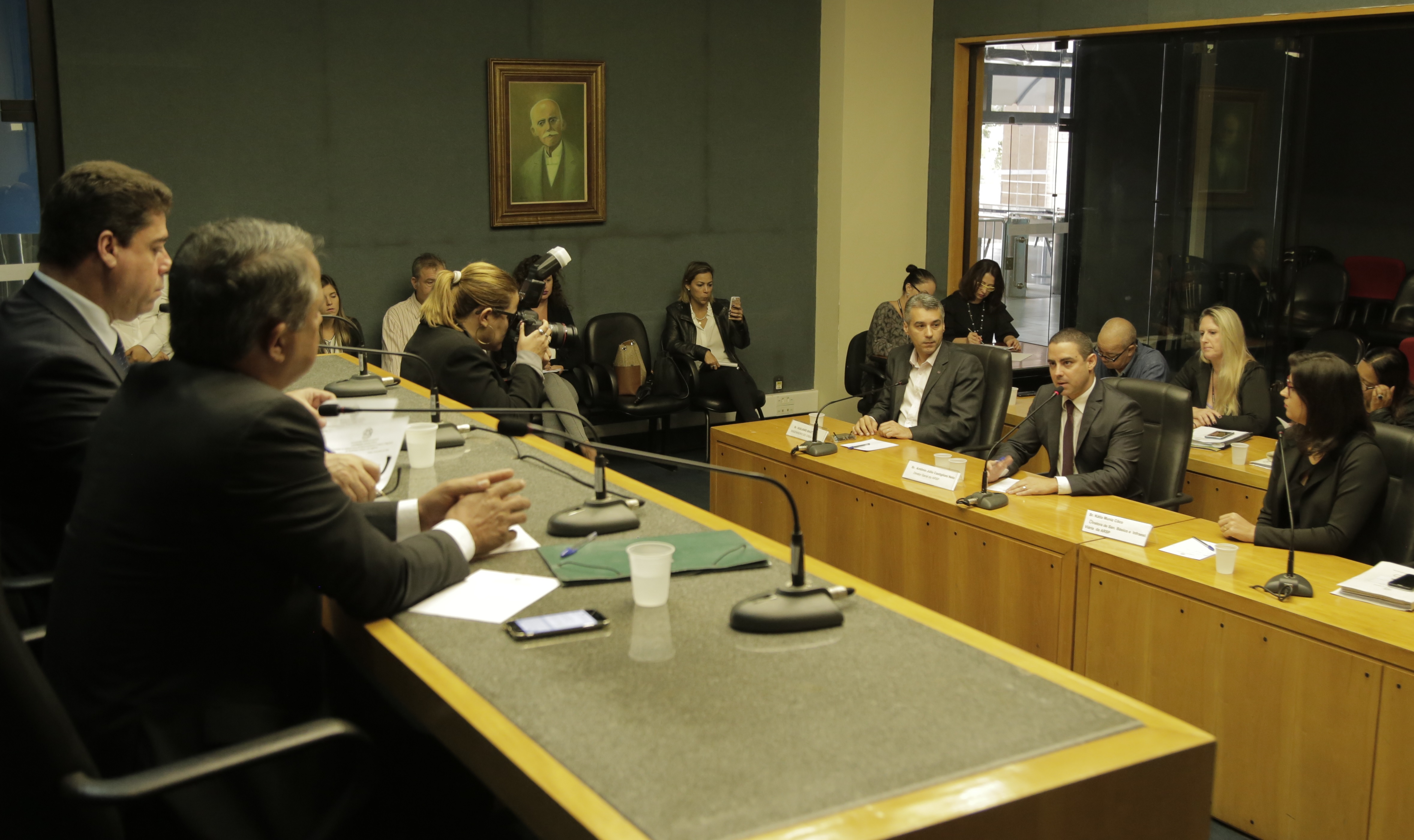 Reunião da da Comissão de Infraestrutura da Assembleia Legislativa. (Foto: Bruno Fritz)
