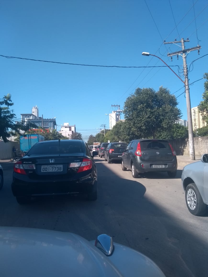 Rua José Farias, em Santa Luíza, Vitória. (Foto: Internauta)