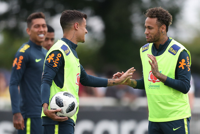 Treino da Seleção Brasileira. (Foto: Lucas Figueiredo/CBF/Arquivo)