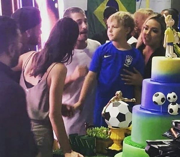 Neymar e Marquezine no aniversário do filho do jogador (Foto: Reprodução/Instagram)