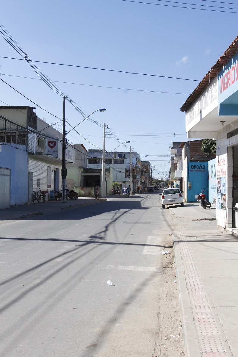 Avenida Brasil, no bairro João Goulart, em Vila Velha. (Foto: Kadidja Fernandes/AT)