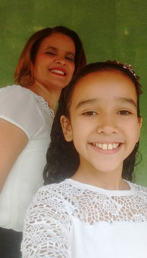 Ediane Barbosa e Maria Luiza morreram por conta do acidente (Foto: Acervo Pessoal)