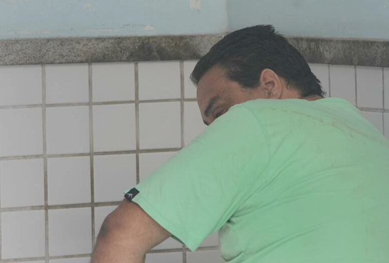 (Foto: O acusado foi autuado por tentativa de homicídio e lesão corporal. Beto Moraes do Jornal A Tribuna )