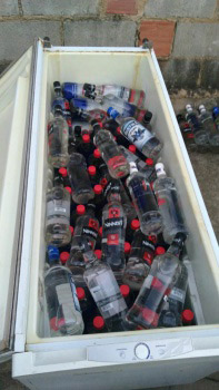 Freezers e bebidas alcoólicas foram apreendidas (Foto: Divulgação Guarda PMV)
